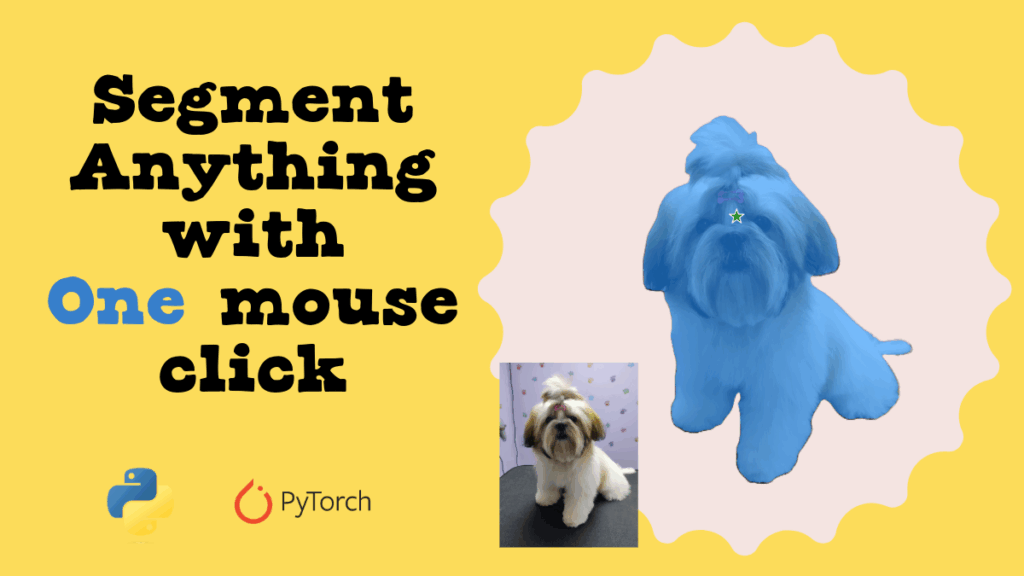 Segment Anything with One mouse click