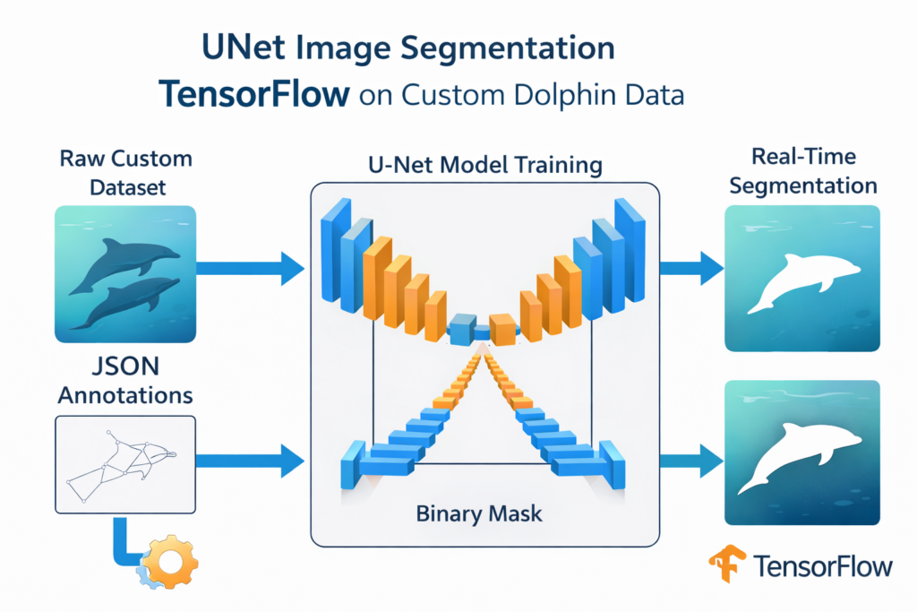 UNet Image Segmentation TensorFlow On Custom Dolphin Data