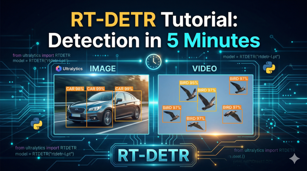How to Implement RT-DETR in Python with Ultralytics 9 RT-DETR Tutorial Detection