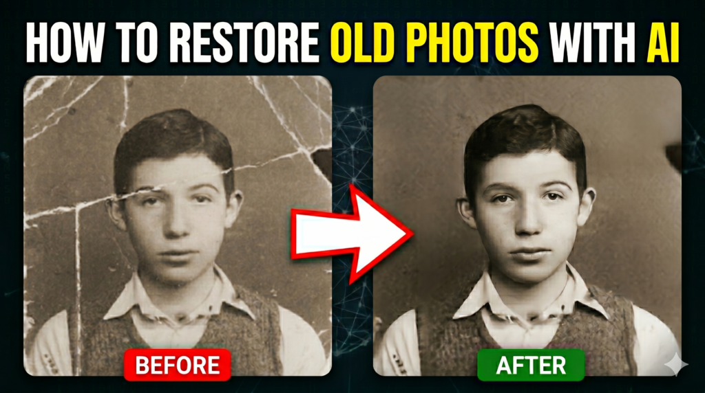 How to Restore Old Photos with AI