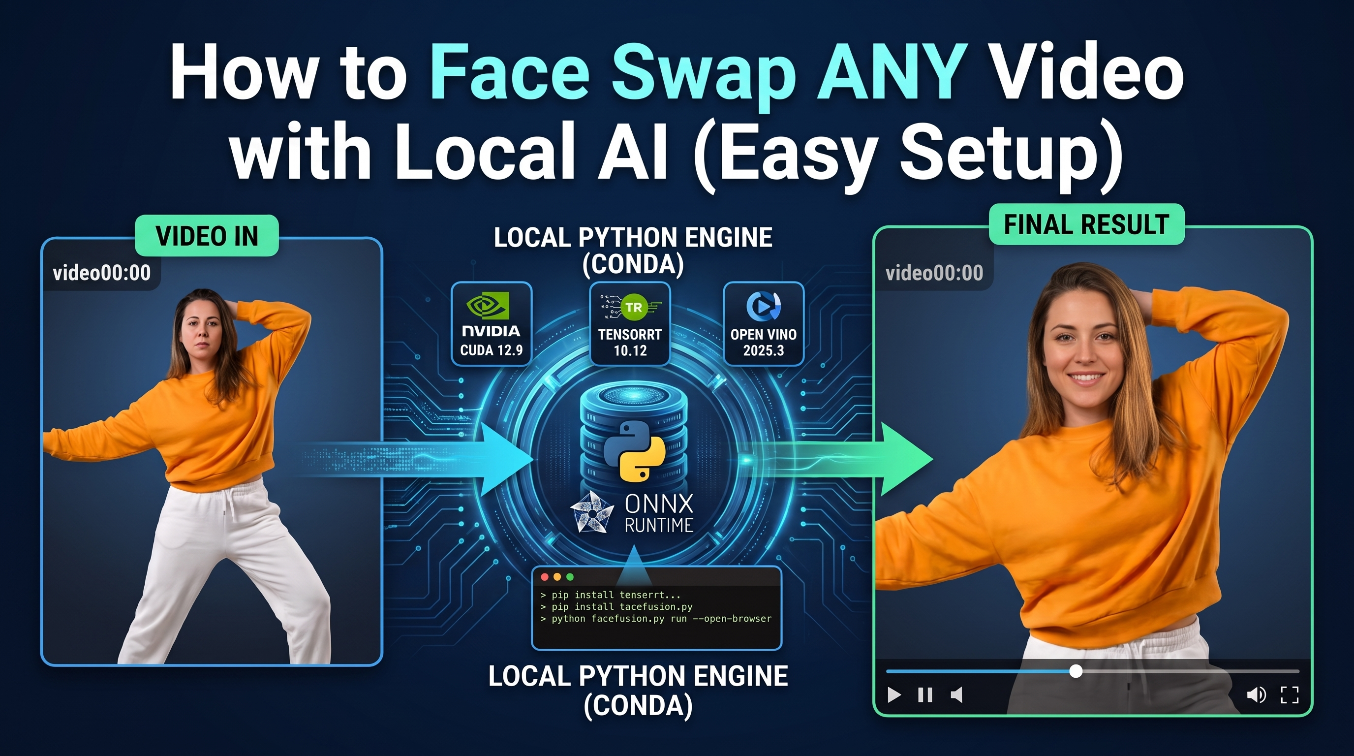 Free Face Swap: How to Swap Any Video with Local AI (No Limits) 4 Free Face Swap